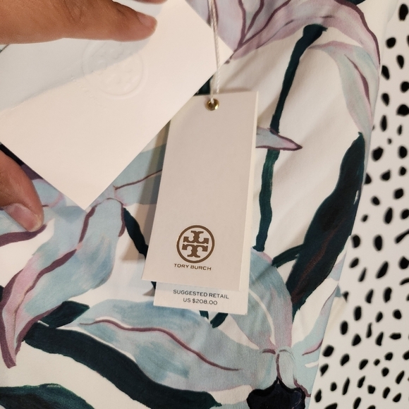 Tory Burch Front Knot One-Piece floral palma – Size Medium NWT - Picture 2 of 7
